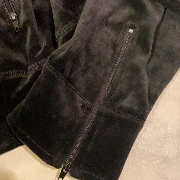 BCBGmaxazria velour zip up jacket - Picture 6 of 10
